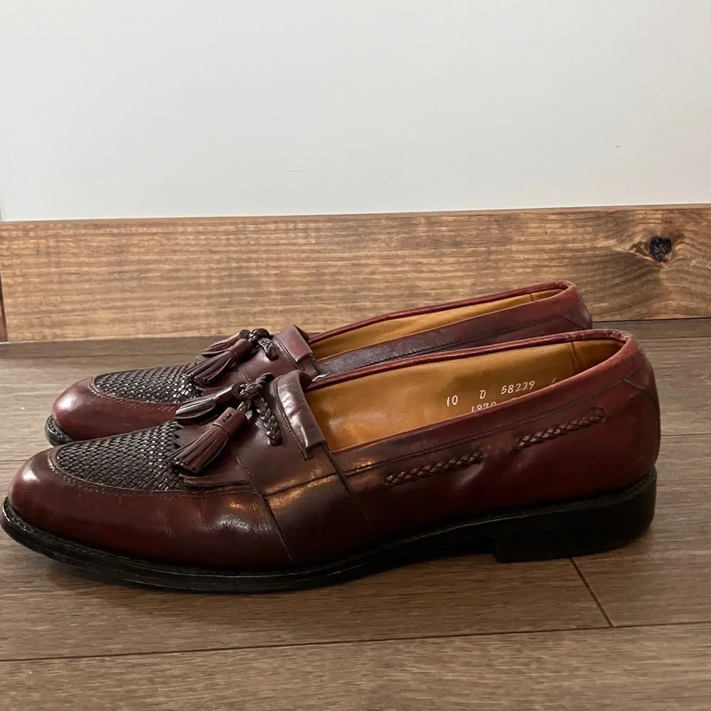 Allen Edmonds Cody Mens 10D Classic Leather Loafers Old Money Country Club